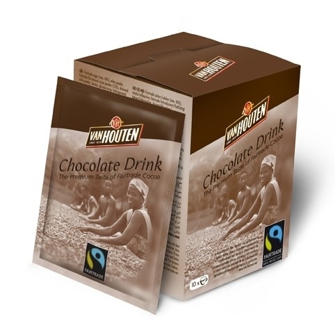 Van Houten Fairtrade Horká čokoláda 250g -10 porcí
