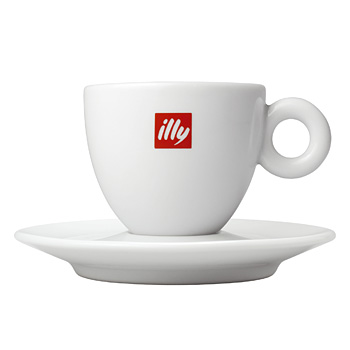 illy Šálek double espresso bílý