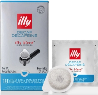Porcovaná káva illy 18 dávek bez kofeinu